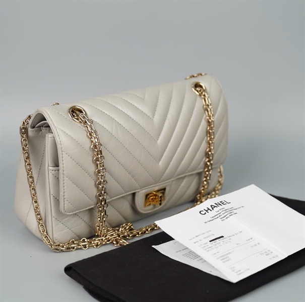 Túi Chanel Classic xám (PKHHG27C) sz24 (BQ) KG+