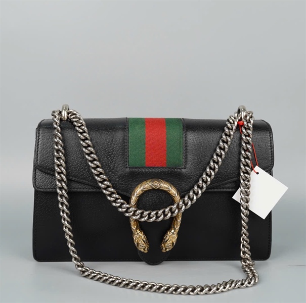 Túi GG Dionysus đen (001998) sz27 (BQ) KG+