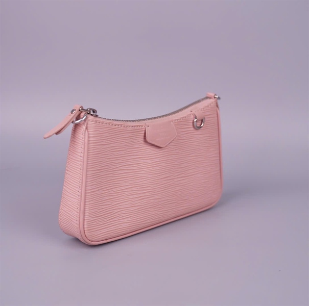 Túi LV Easy Pouch hồng 2 strap sz20 (BQ) KG+