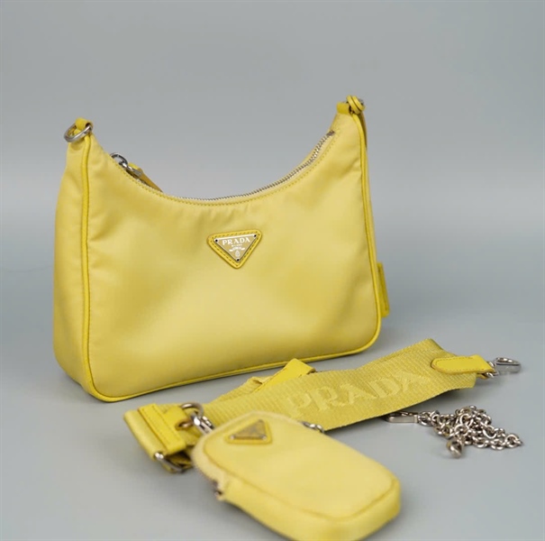 Túi Prada xanh bơ kèm ví sz21 (BQ) KG+