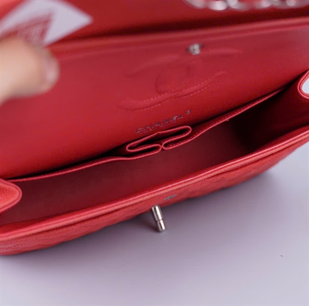 Túi Chanel Classic đỏ (18087073) sz25 KG+