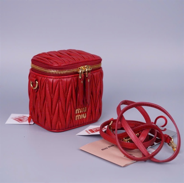 Túi Miu miu cốp đỏ kèm gương sz10 (BQ) KG+