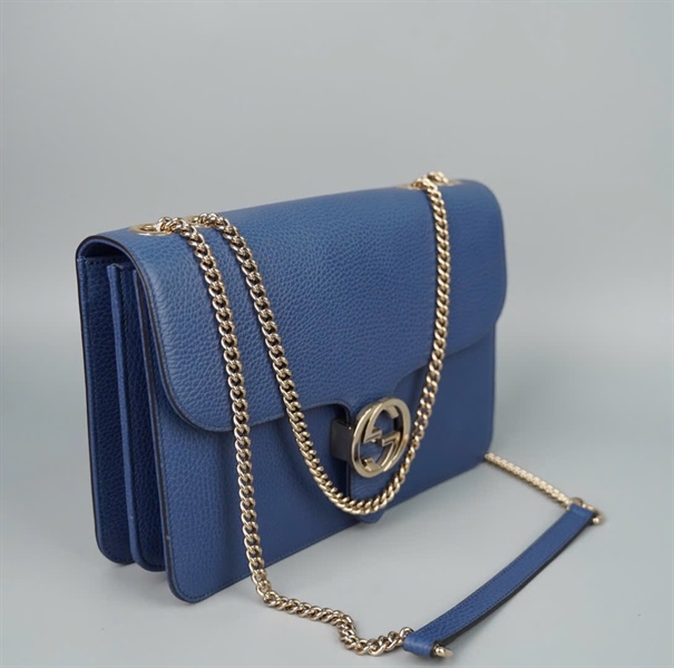 Túi GG xanh (568024) sz27 (BQ) KG+