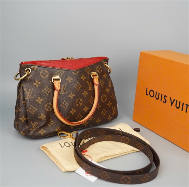 Túi LV Pallas hoa nâu (SN0125) sz26 +