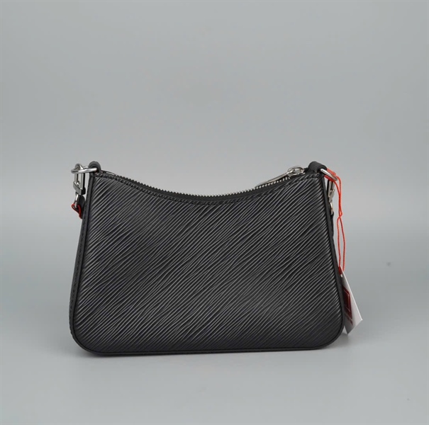 Túi LV Marelle vân đen kèm ví+ gương 2 strap sz20 KG+