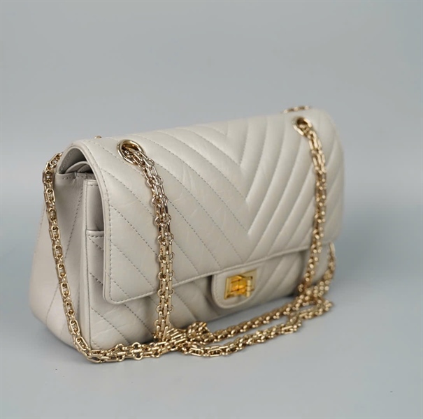 Túi Chanel Classic xám (PKHHG27C) sz24 (BQ) KG+