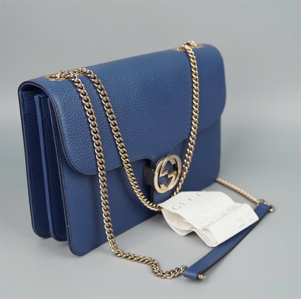 Túi GG xanh (568024) sz27 (BQ) KG+