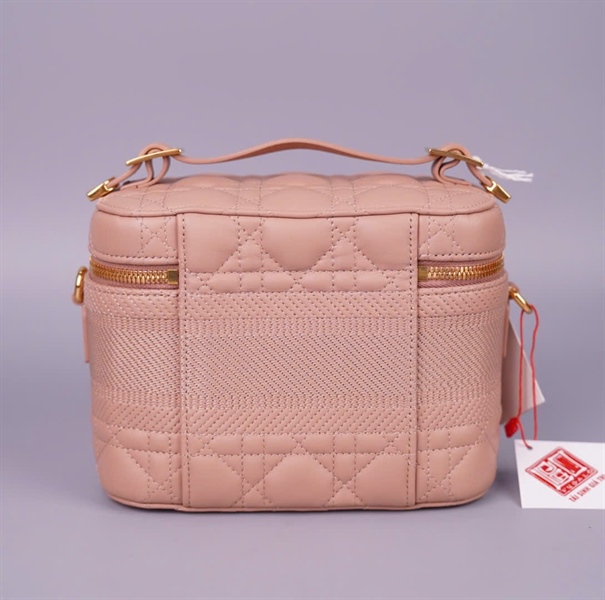 Túi Dior cốp hồng sz18 (BQ) KG+
