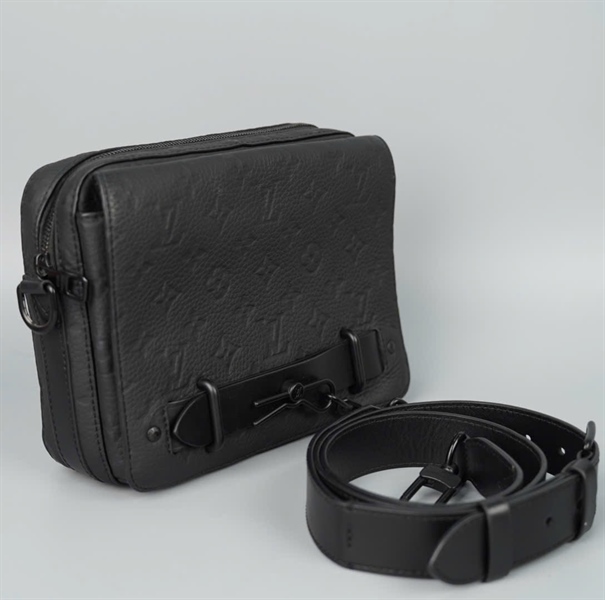 Túi LV Steamer hoa đen sz23 (BQ) KG+