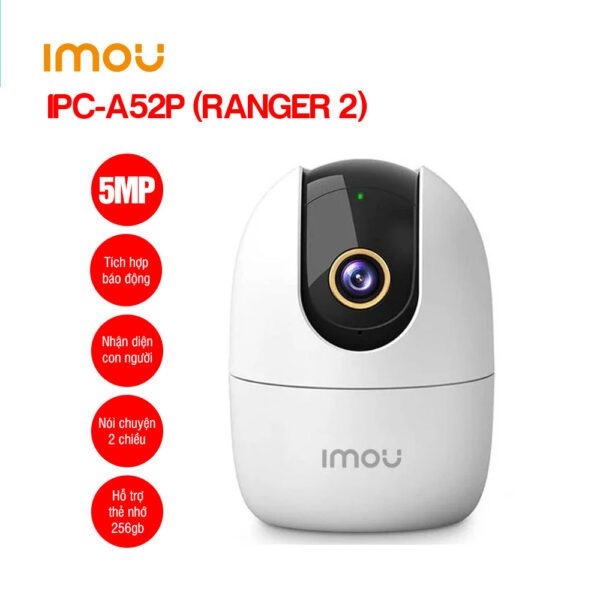 CAMERA WIFI IMOU RANGER 2 IPC A52P - L 5MP