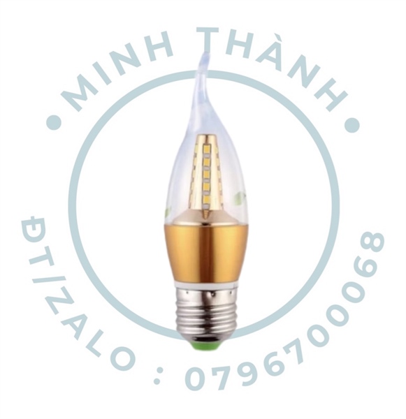 Bóng nến E27 nhựa