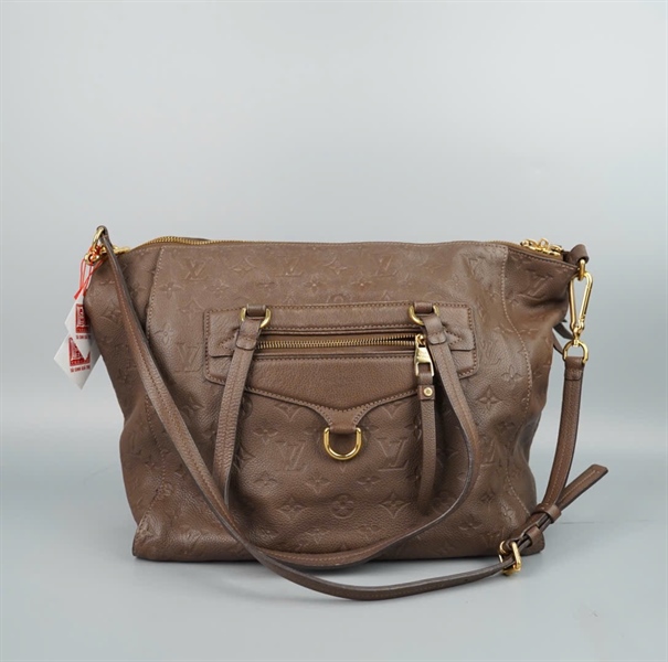 Túi LV Lockit da bê màu nâu sz32 KG+