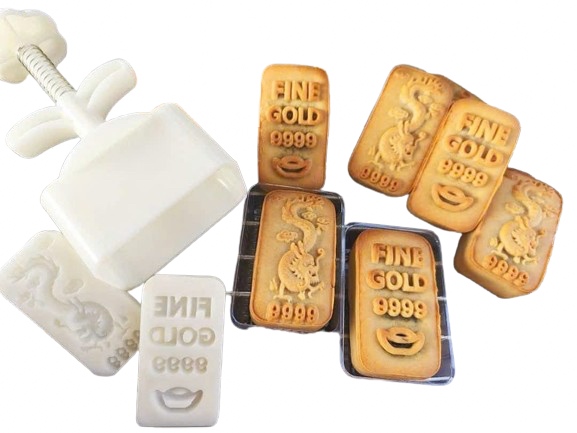 Khuôn LX 50g 2 mặt thỏi vàng rồng 2025