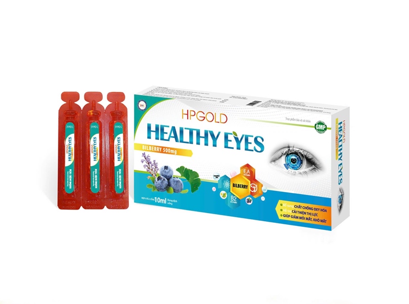 HP Gold Healthy Eyes (Hộp 4 vỉ x 5 ống x 10ml) - Hoàng Hải Phát