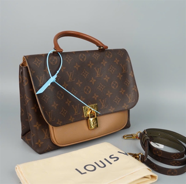 Túi LV Locky hoa nâu sz28 (A-T) KG+