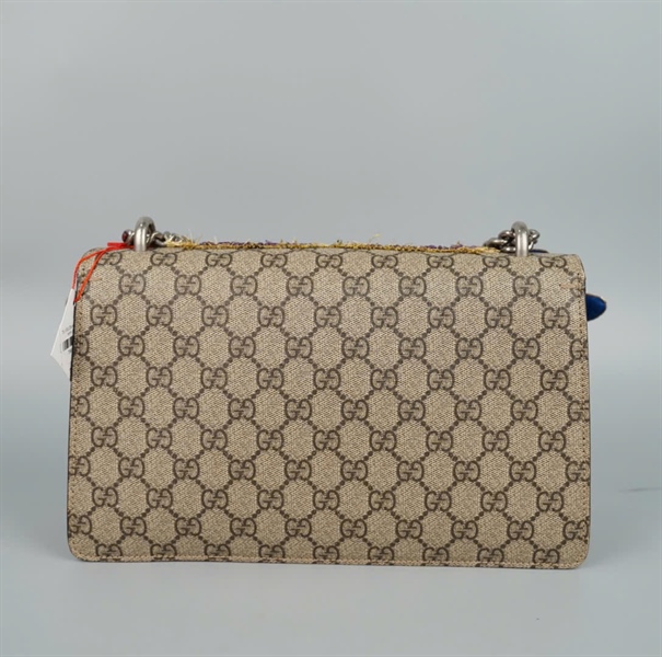 Túi GG Dionysus xám thêu hình (A-T) KG+