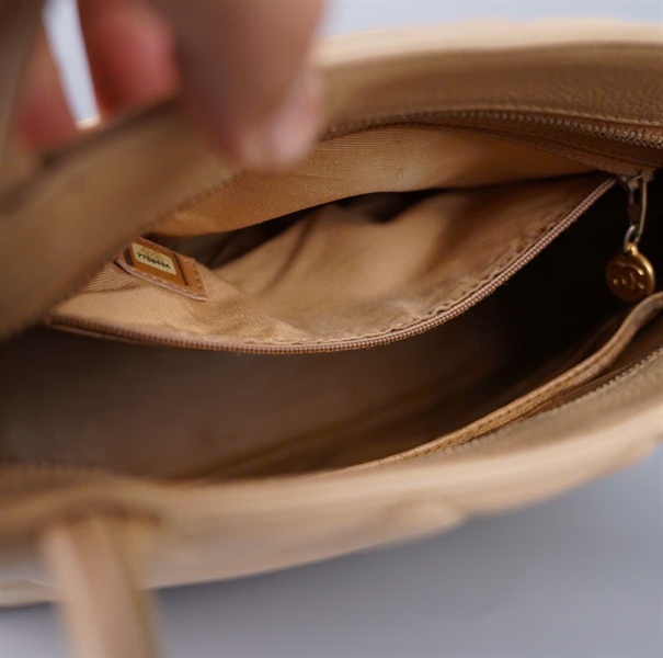 Túi Chanel handle nude (7760404) sz28 (A-T) KG+