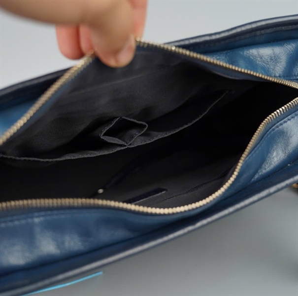 Túi Chanel Gab xanh (A-T-Tag) (27198816) sz26 KG+