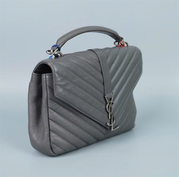 Túi YSL xám sz25 (A-T-tag) KG+