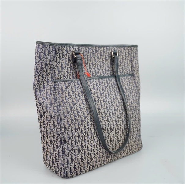 Túi Dior tote xám xanh sz30 (A-T) KG+