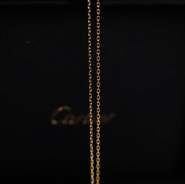 Dây chuyền Cartier vòng tròn có phiếu bảo hành (A-T) KG+