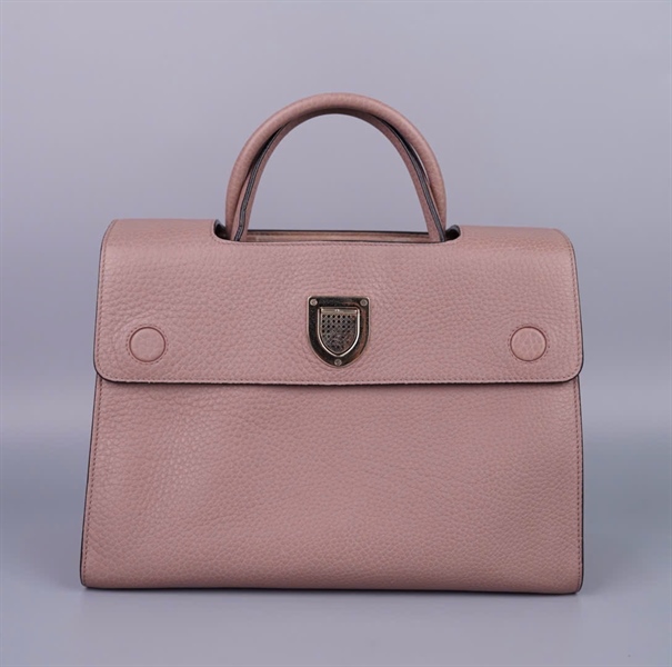 Túi Dior handle màu nude (A-T-TAG) sz30 KG+