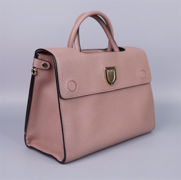 Túi Dior handle màu nude (A-T-TAG) sz30 KG+