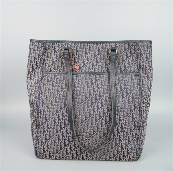 Túi Dior tote xám xanh sz30 (A-T) KG+