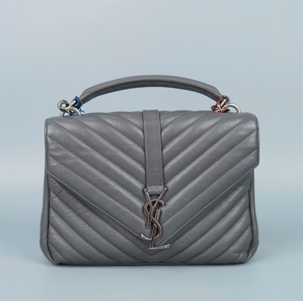 Túi YSL xám sz25 (A-T-tag) KG+