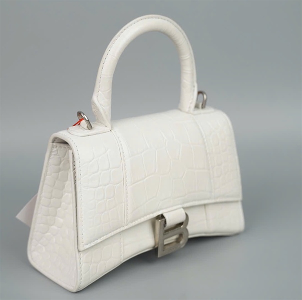 Túi Balenciaga handle trắng sz19 (A-T) KG+