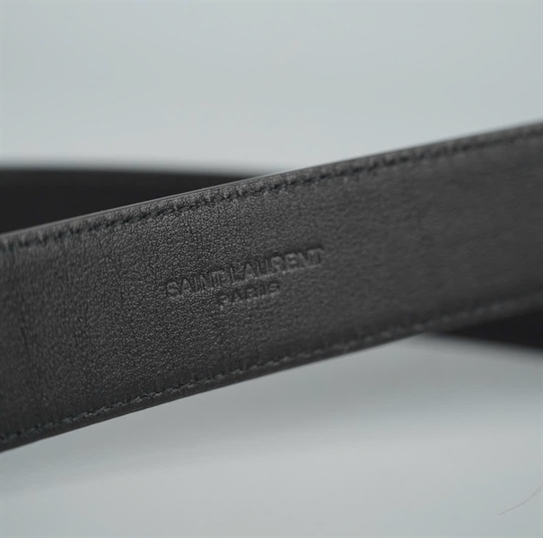 Thắt lưng YSL đen bàn 3cm dài 99cm (A-T) KG+