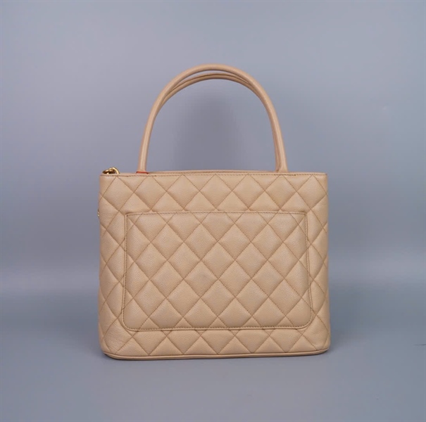 Túi Chanel handle nude (7760404) sz28 (A-T) KG+