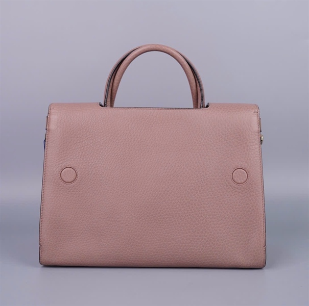 Túi Dior handle màu nude (A-T-TAG) sz30 KG+
