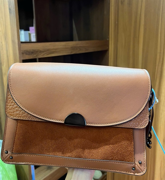 Túi Coach nâu 2strap sz26 (A-T) KG+