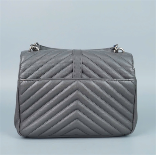 Túi YSL xám sz25 (A-T-tag) KG+