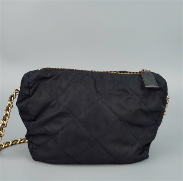 Túi Prada xanh đen sz22 (A-T) KG+