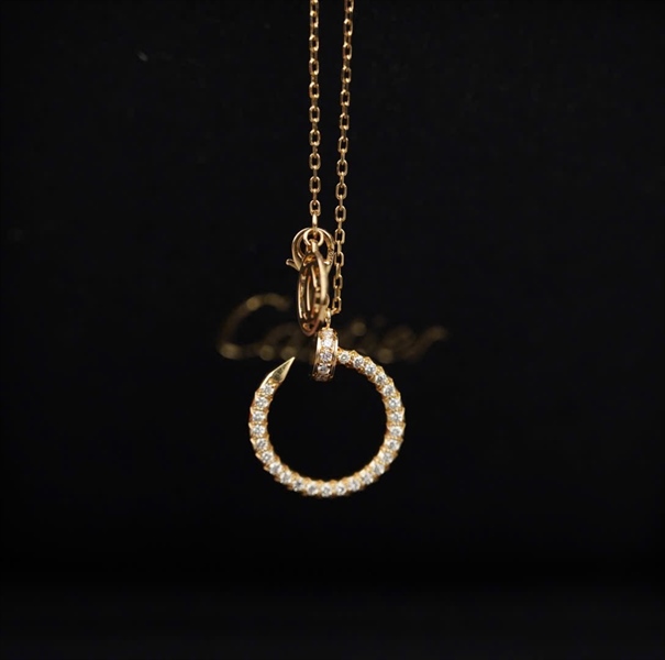 Dây chuyền Cartier vòng tròn có phiếu bảo hành (A-T) KG+