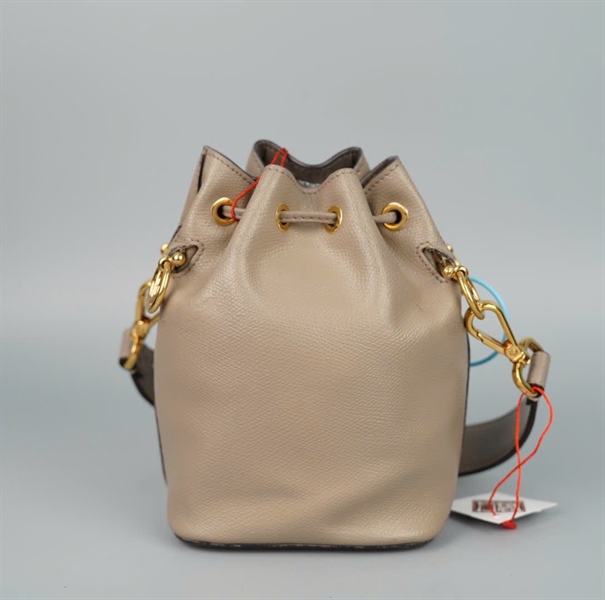 Túi Fendi nóe xám 2 strap sz14 (A-T) KG+