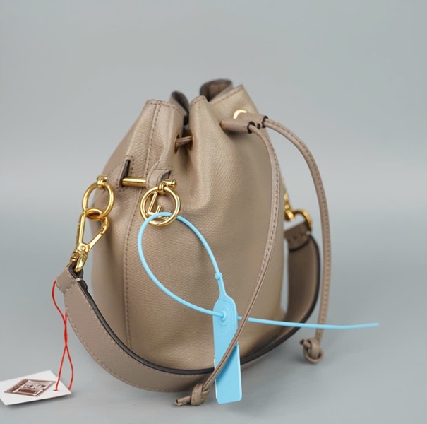 Túi Fendi nóe xám 2 strap sz14 (A-T) KG+