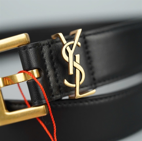 Thắt lưng YSL đen bàn 3cm dài 99cm (A-T) KG+