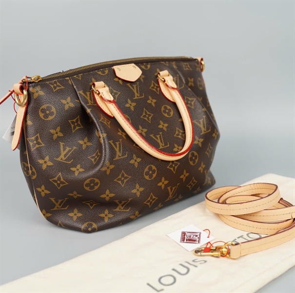 Túi LV Lockit hoa nâu sz29 (A-T) KG+