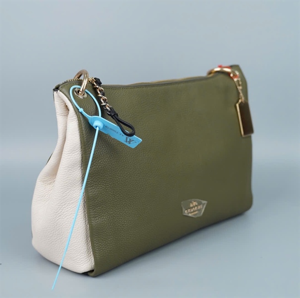 Túi Coach xanh trắng sz31 (A-T) KG+