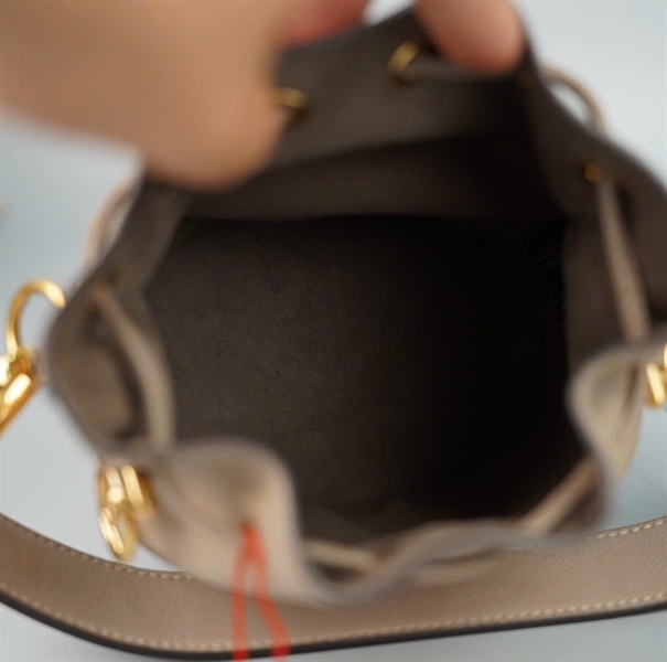 Túi Fendi nóe xám 2 strap sz14 (A-T) KG+