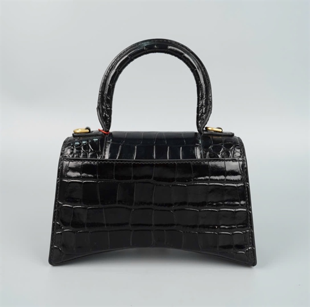 Túi Balenciaga Hourglass đen sz19 (A-T) KG+