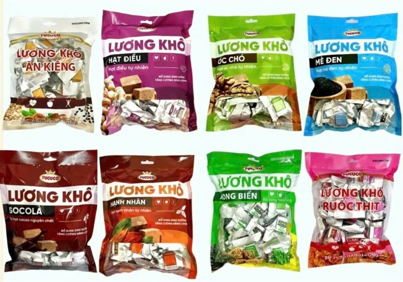 Lương khô Fucuco các vị