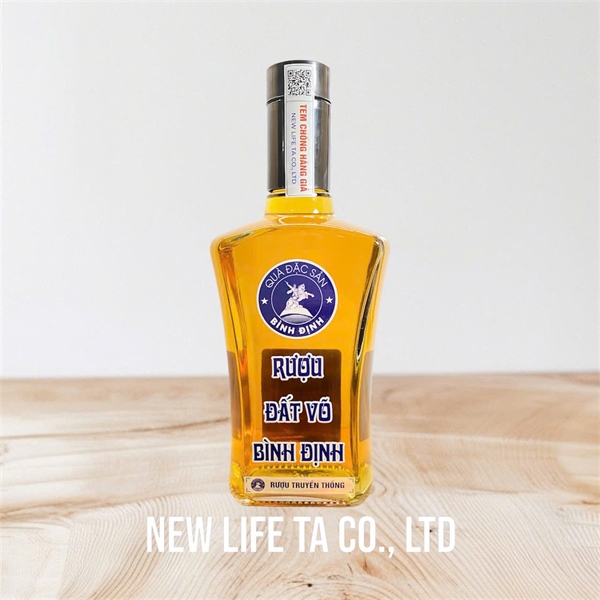 Rượu Đất Võ - vuông, túi thường