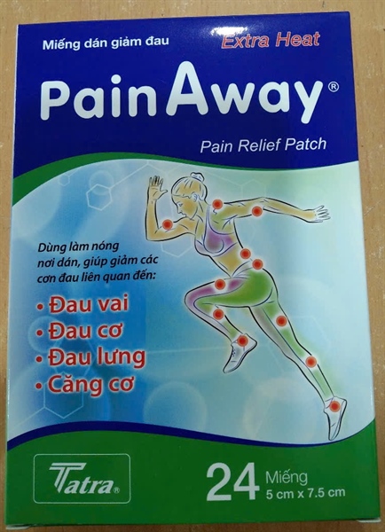 Miếng dán giảm đau Pain Away (Hộp.to*10 Hộp bé* 2 Gói *12miếng) - Thiên Ân