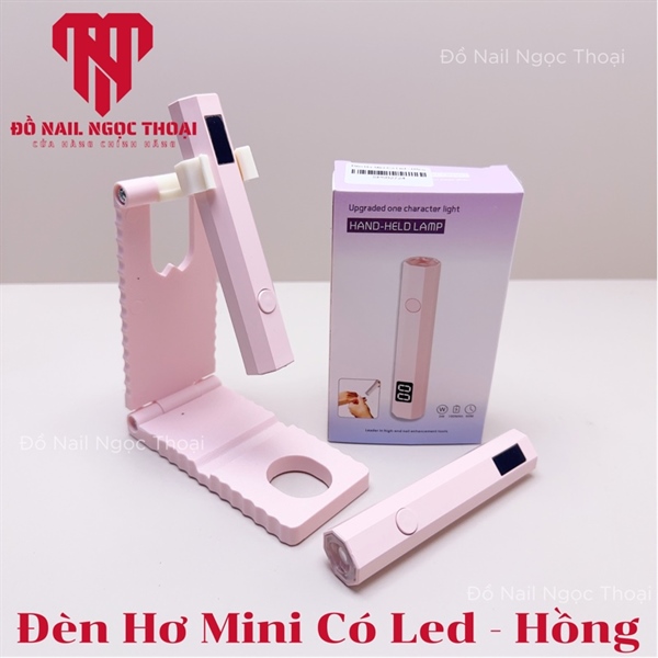 Đèn Hơ Mini Có Led - Hồng