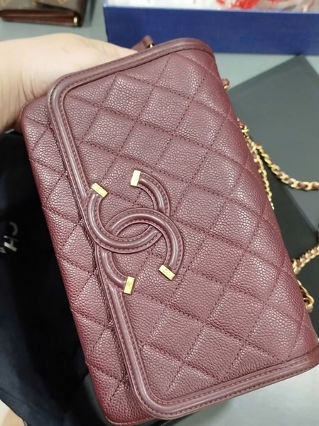 Túi Chanel WOC đỏ (22639303) sz21 +