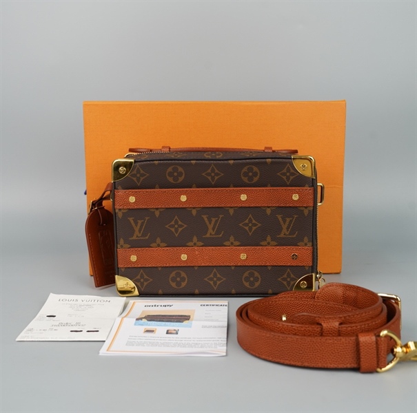 Túi LV trunk hoa nâu sz21 KG+